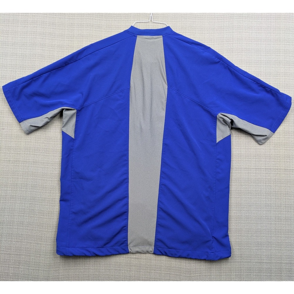 New Balance Pullover Mens Large Blue 1/4 Zip Short Sleeve Athletic Performance - Picture 3 of 5
